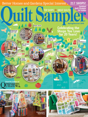Quilt Sampler 2015 Magazine Cover