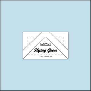 Bloc Loc Flying Geese Ruler 1" x 2" Finished