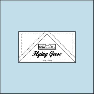 Bloc Loc Flying Geese Ruler 2-1/2" x 5" Finished