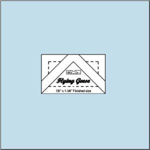Bloc Loc Flying Geese Ruler 7/8" x 1-3/4" Finished