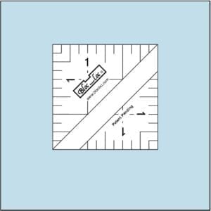 Bloc Loc Half Square Triangle Ruler 1.5"