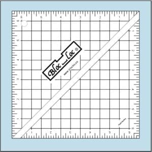 Bloc Loc Half Square Triangle Ruler 6.5"