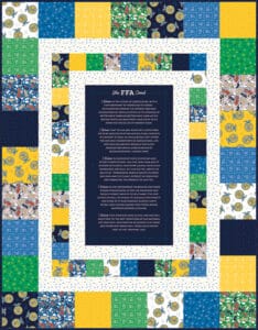 FFA Creed Panel Quilt Kit