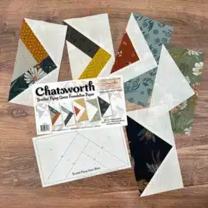 Chatsworth Braided Flying Geese Foundation Papers