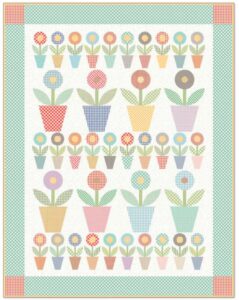 Gingham Garden Quilt Kit