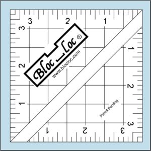 Bloc Loc Half Square Triangle Ruler 3.5"