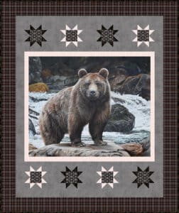 No Fish Today Panel Quilt Kit