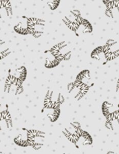 Safari Snuggles 3073-42031-991 Zebra Toss Gray