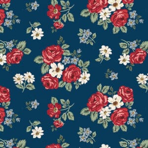 Independence C17331 Oxford Blue Floral