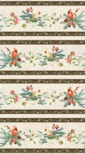 Quilt Minnesota 2026 Digital Pictorial Stripe Y4883-11 Light Khaki