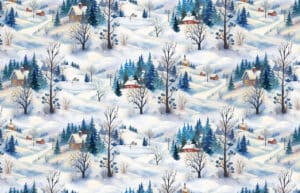 Quilt Minnesota 2026 Digital Toile Y4884-93 Light Navy