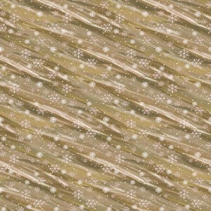 Quilt Minnesota 2026 Digital Diagonal Snowflake Stripe Y4888-14 Light Brown