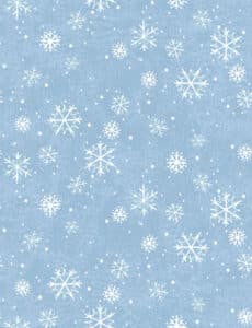Quilt Minnesota 2026 Digital Snowflakes Y4890-29 Light Blue