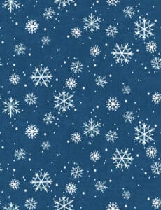Quilt Minnesota 2026 Digital Snowflakes Y4890-93 Light Navy