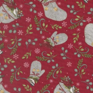 When Snow Falls 56171-14 Berry Red